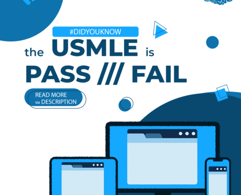 the USMLE is pass/fail text