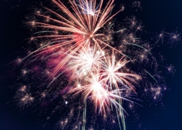 new years resolution under fireworks