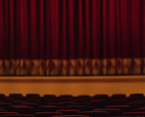 stage curtain set to unveil
