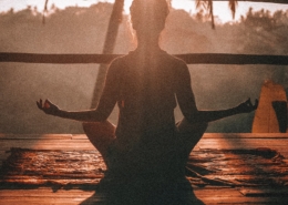 meditating to help stress
